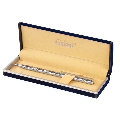 Ручка подарочная шариковая GALANT «ASTRON SILVER», корпус серебристый, детали хром, узел 0.7 мм, синяя