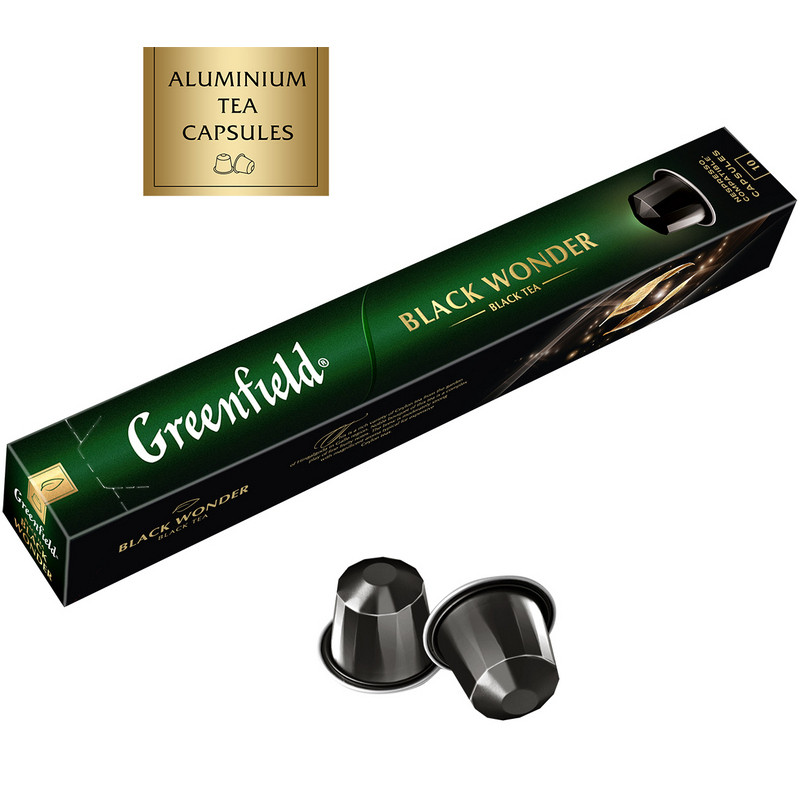 превью Капсулы для кофемашин Greenfield Black Wonder (10 штук в упаковке)