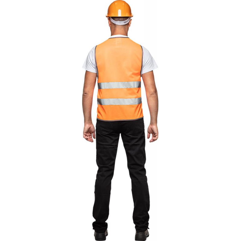 Спец.костюм Жилет сигнальный Тип1Е, цв.оранж.(р.L-XL/48-54)