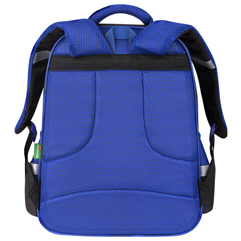 Рюкзак BRAUBERG KIDS FLOSSY, 2 отделения, 3 кармана, «Soccer Club», 3D-панель, 40×28х18 см