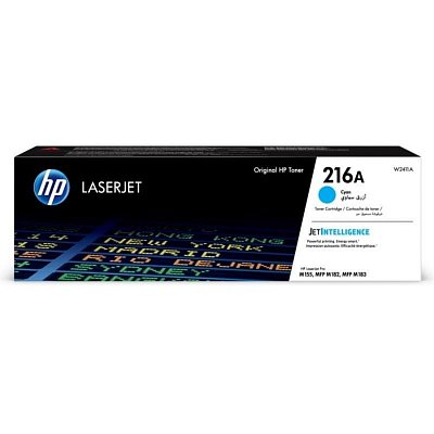 Картридж лазерный HP 216A W2411A голубой оригинальный