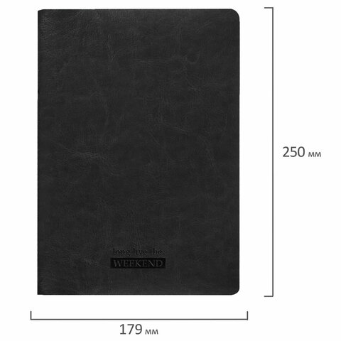 Тетради 60 л. в клетку обложка гладкий кожзам, НАБОР 2 шт., сшивка, B5 (179×250 мм), BRAUBERG VIVA