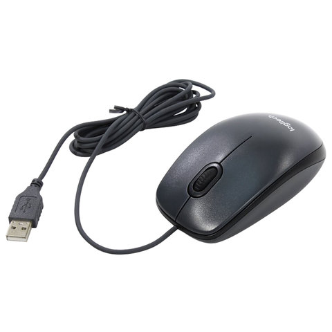 Мышь компьютерная Logitech Logitech Mouse M100 Black USB (910-001604)