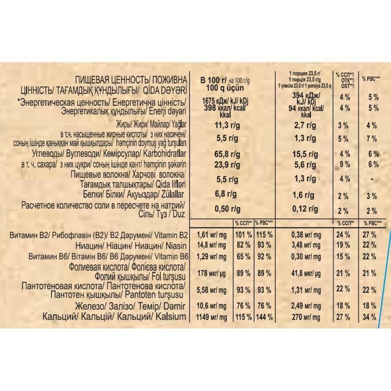 Батончики мюсли Fitness с цельными злаками и ягодами (16 батончиков по 23.5 г)