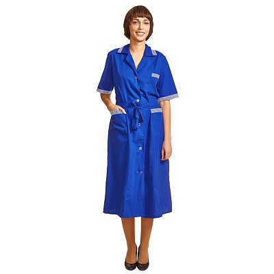 Спец.халат Халат жен. Вилора кор.рукав василек(р.56-58) 170-17