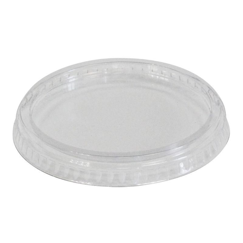 превью Крышка для стакана 95 мм пластиковая прозрачная 1000 штук в упаковке