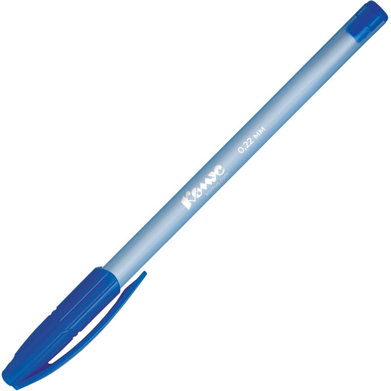Ручка шариковая неавтомат. Комус Glide Stick д. ш0.5мм, син, масл, гол кор