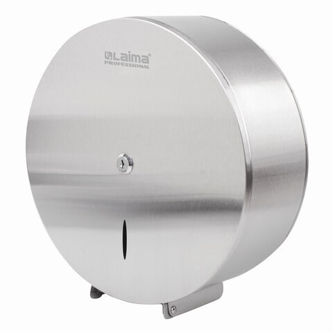 превью Диспенсер для туалетной бумаги LAIMA PROFESSIONAL INOX, (Система T1) БОЛЬШОЙ, нержавеющая сталь, матовый, 605700