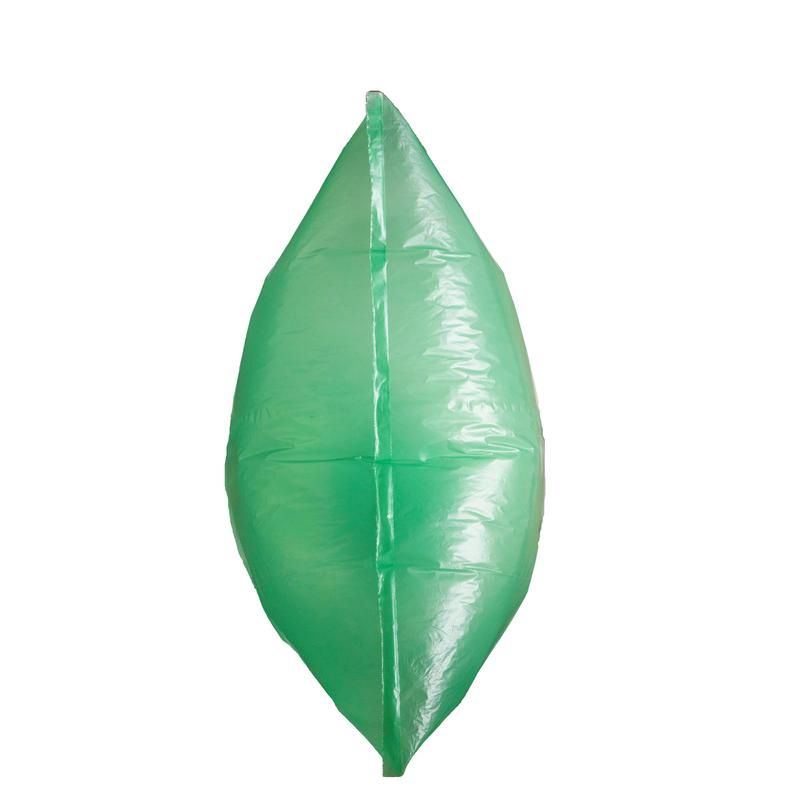 Мешки для мусора на 120 л Luscan зеленые (ПНД, 25 мкм, в рулоне 20 шт, 70×110 см)