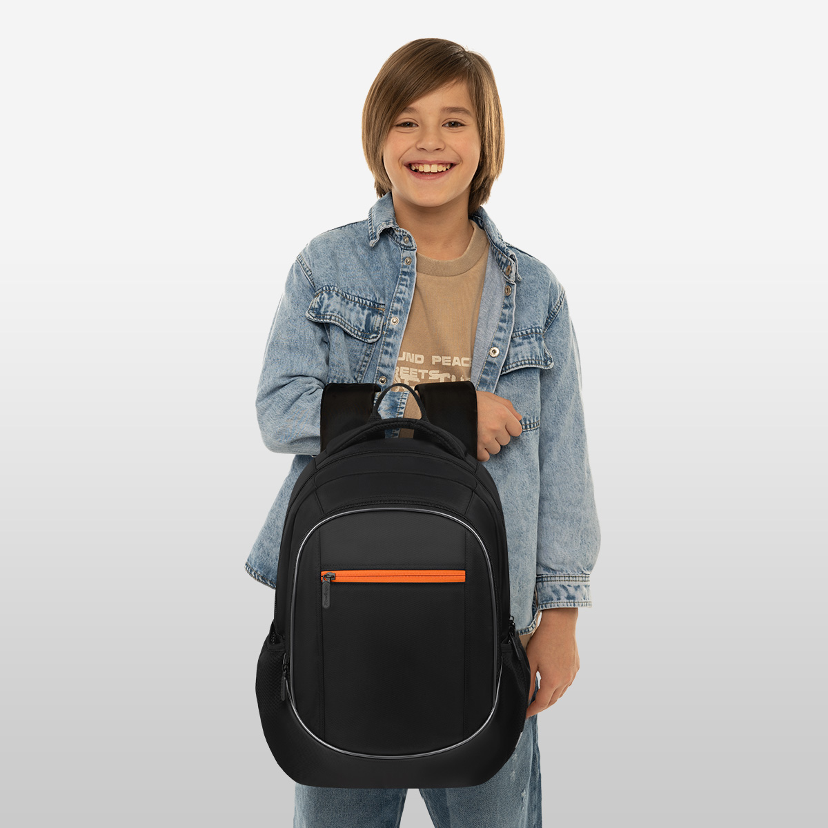 Рюкзак Berlingo U4 «Street Pulse» 41×29.5×13см, 2 отделения, 3 кармана, эргономичная спинка