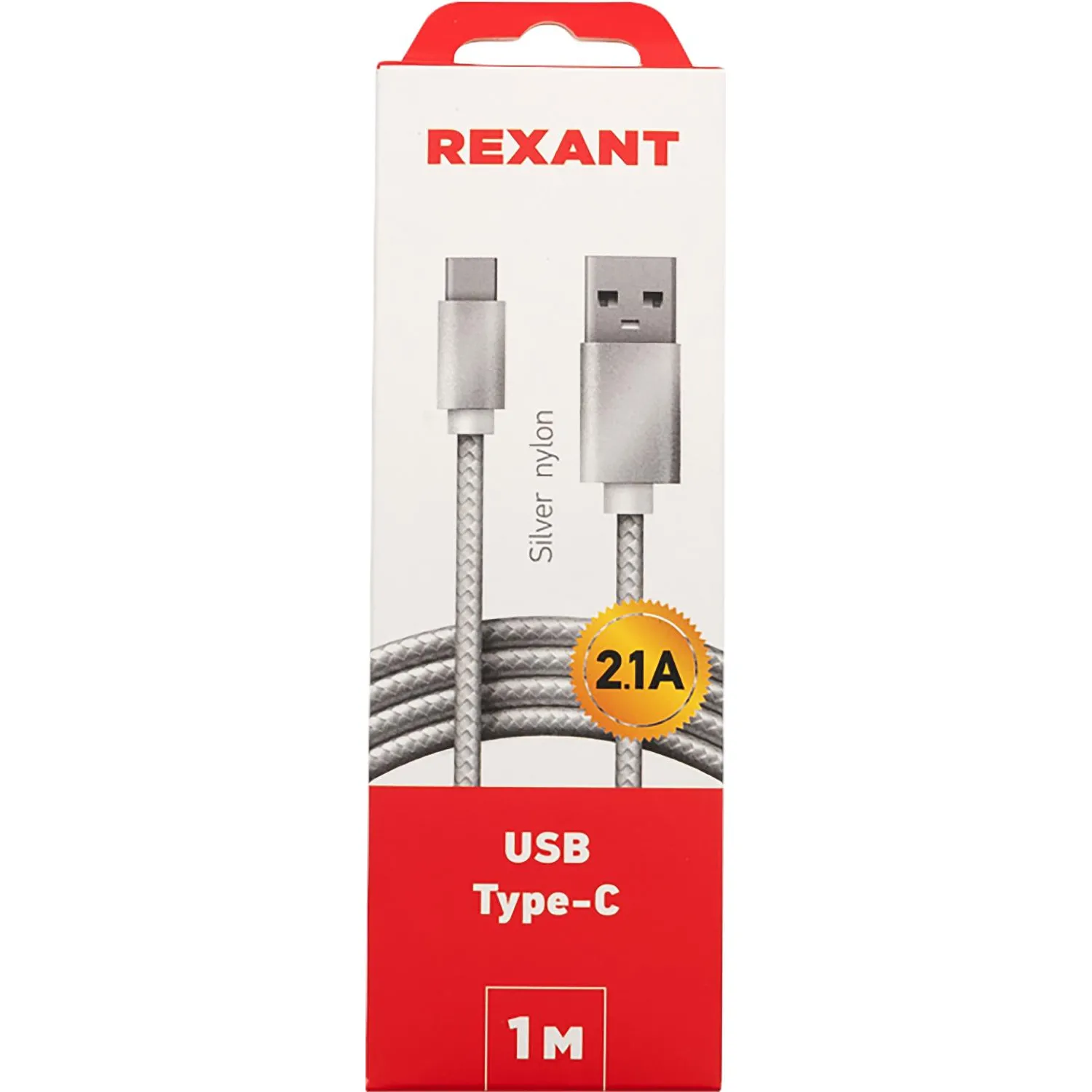 Кабель Rexant USB 2.0 - USB Type-C 1 метр (18-1899)
