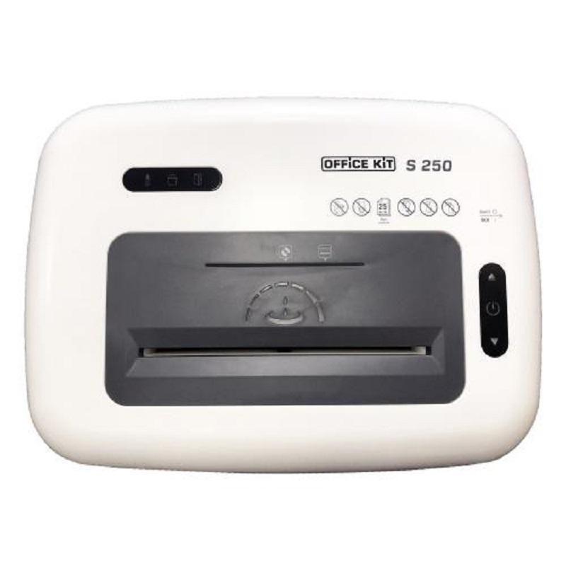 Уничтожитель документов Office Kit S250 4-й уровень секретности объем корзины 38 л