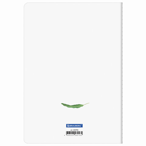 Тетрадь 40 л. в клетку обложка SoftTouch, фольга, бежевая бум. 70 г/м2, сшивка, А5 (147×210 мм), MANGO, BRAUBERG