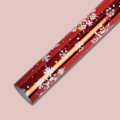 Бумага упаковочная С ЭФФЕКТАМИ новогодняя НАБОР 3 шт. «Хmas Pattern», 70×100 см, ЗОЛОТАЯ СКАЗКА