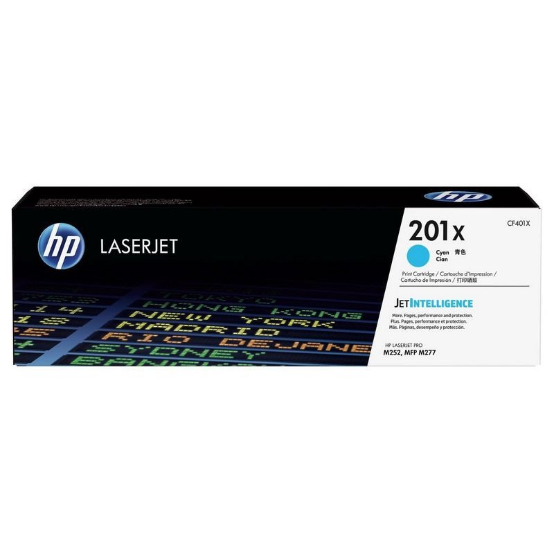 превью Картридж лазерный HP 201X CF401X гол. для CLJ Pro M252/M277