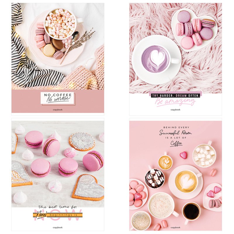 превью Тетрадь 40л., А5, клетка ArtSpace «Стиль. Coffee for dreams»