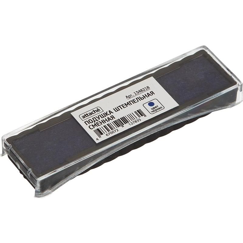 превью Подушка штемпельная сменная Attache синяя (совместим с Traxx 8016, 10×70 мм)