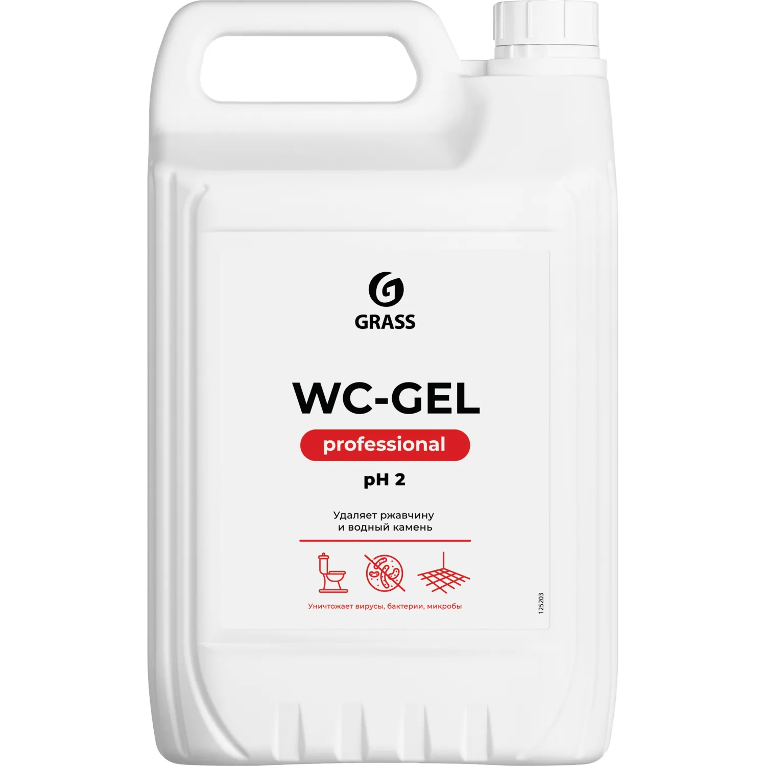 превью Средство для сантехники чистящее Grass WC-Gel 5.3 кг гель