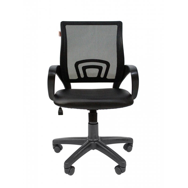 Кресло офисное Easy Chair 304 черное (искусственная кожа/сетка/пластик)