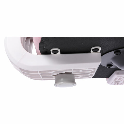 Кресло детское с подставкой для ног BRABIX «Sky MG-206», велюр, розовое