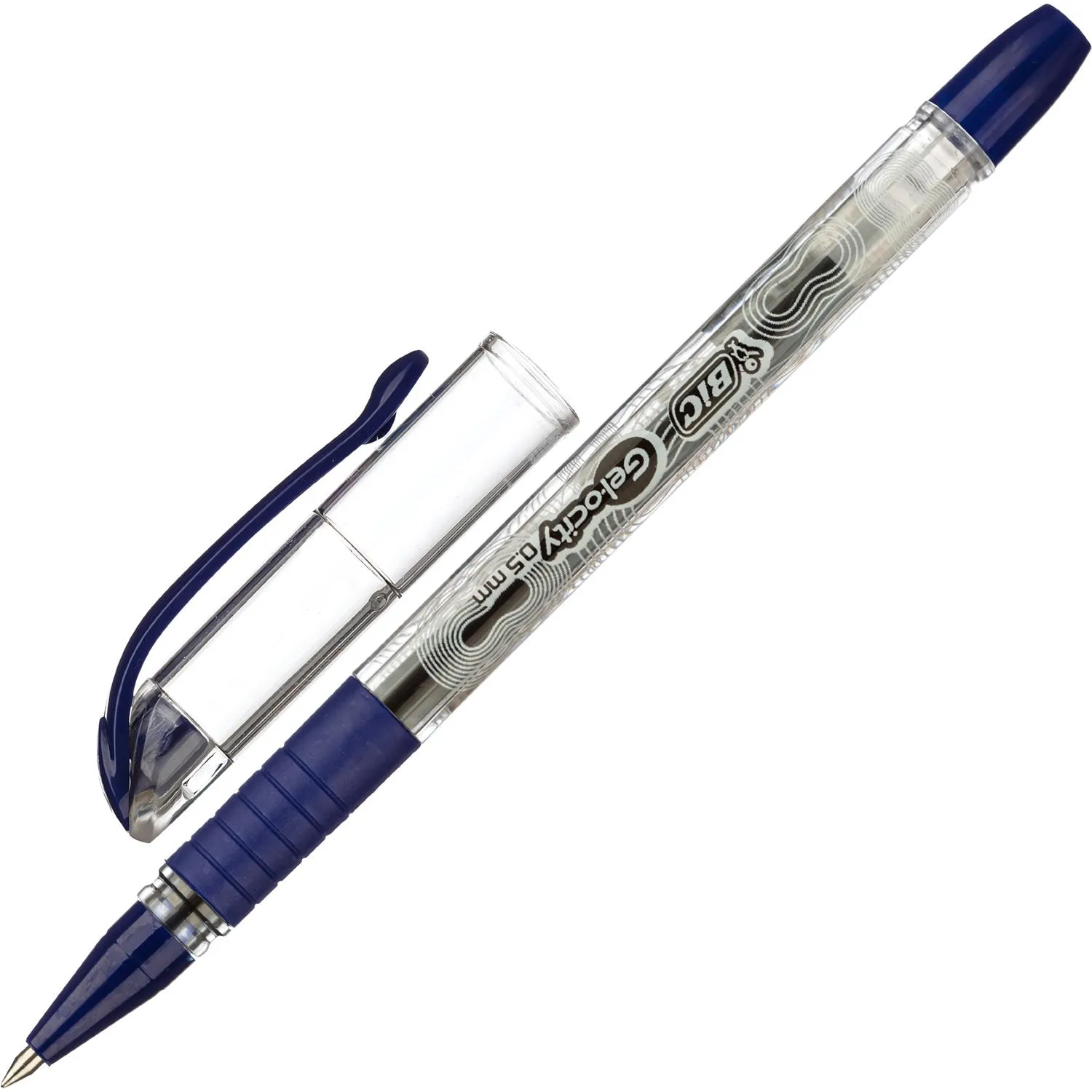 превью Ручка гелевая неавтоматическая BIC Gelocity Stic синяя (толщина линии письма 0.29 мм)