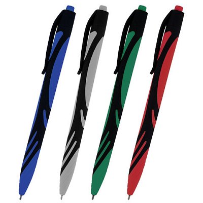 Ручка шариковая автоматическая BRAUBERG «ULTRA COLOR CLASSIC», корпус ассорти, СИНЯЯ, пишущий узел 0.7 мм, линия письма 0.35 мм