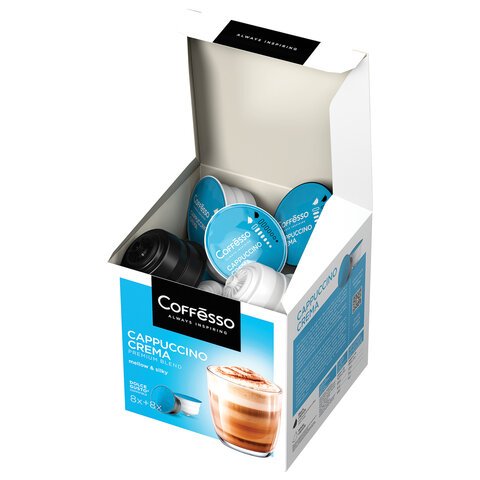 Кофе в капсулах COFFESSO «Cappuccino Crema» для кофемашин Dolce Gusto, 8 порций