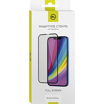 Защитное стекло Red Line iPhone 16 Plus FULL GLUE черн(УТ000039565)