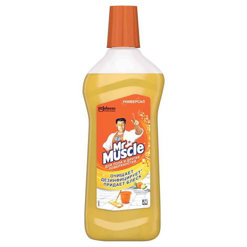 превью Средство для мытья полов и других поверхностей Mr. Muscle «Цитрусовый Коктейль», 500мл