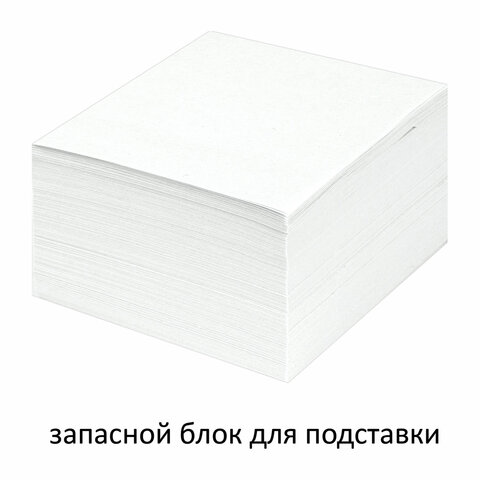 Блок для записей STAFF непроклеенный, куб, 8×8×4 см, белый
