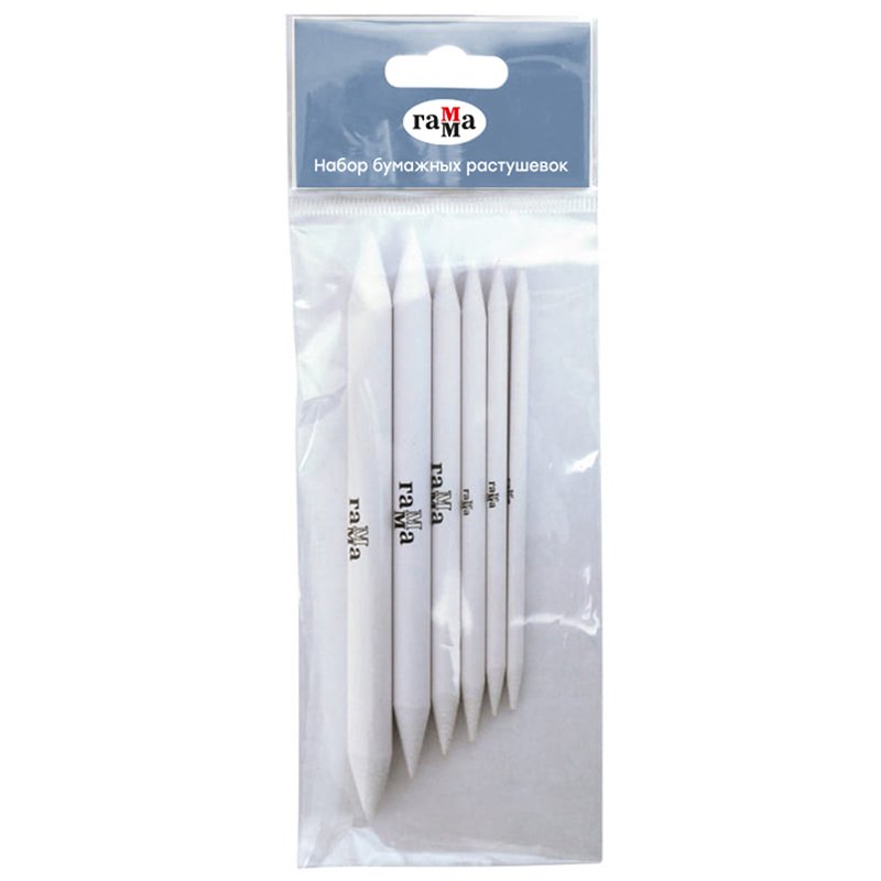 Растушевка бумажная Гамма «Студия», набор 6шт., пакет, европодвес