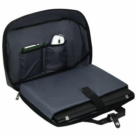 Сумка-портфель BRAUBERG «Modern» с отделением для ноутбука 15.6", откидная крышка, 29×42х11 см