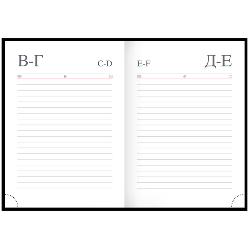 Ежедневник недатир. A6, 160л., балакрон, OfficeSpace «Ariane», бордовый