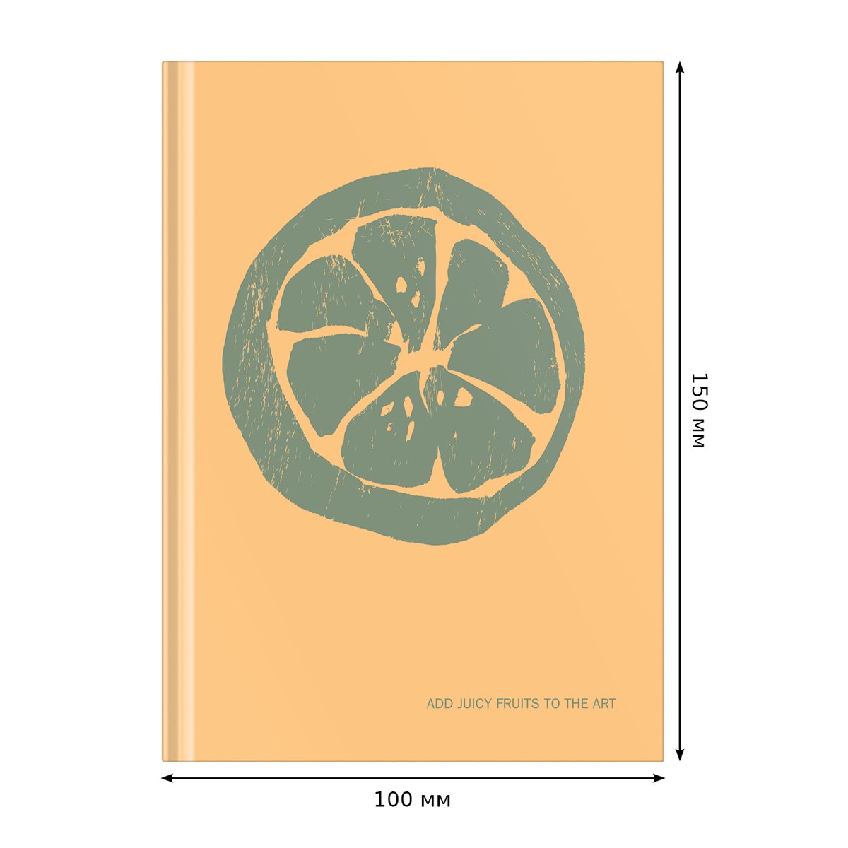 Записная книжка А5 64л. BG «Juicy fruits», soft-touch ламинация, блок-еженедельник