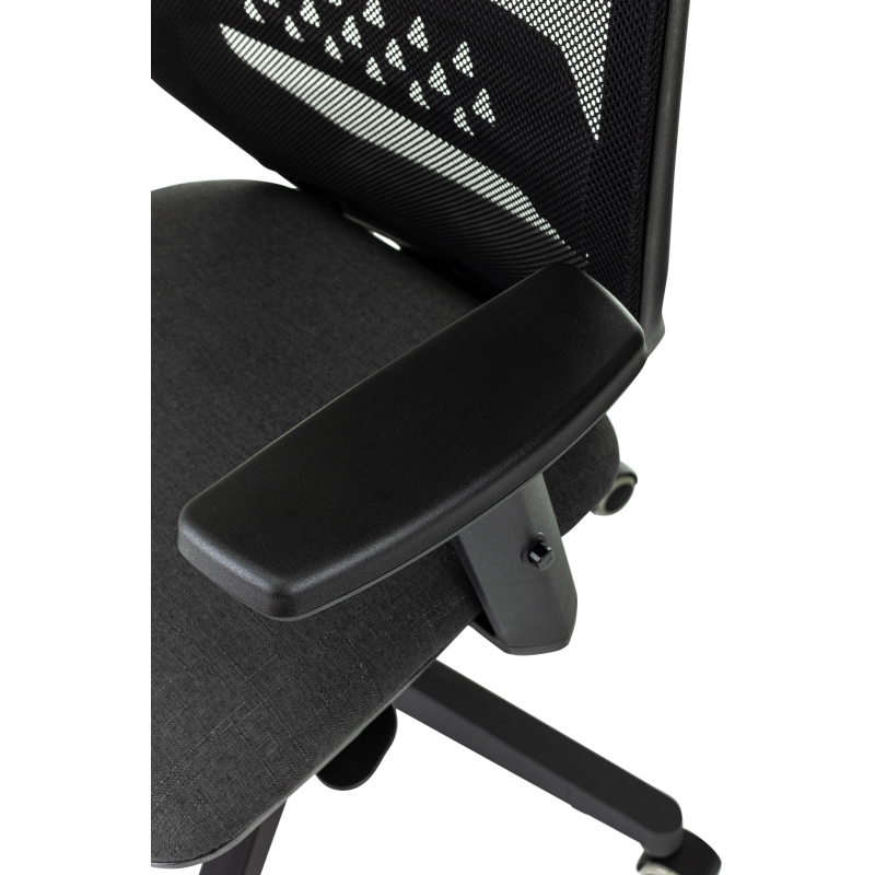 Кресло VB_EChair 663 TC-H черный TW-01 38-418 сетка/ткань