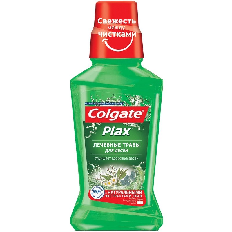превью Ополаскиватель для полости рта Colgate Plax Лечебные травы 250 мл