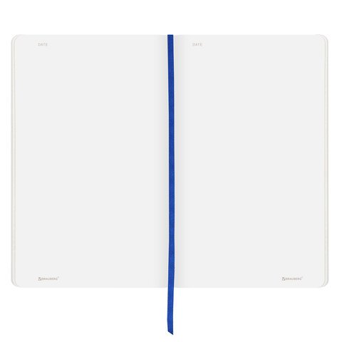 Блокнот-скетчбук А5 (130×210 мм), BRAUBERG ULTRA, под кожу, 80 г/м2, 96 л., без линовки, темно-синий