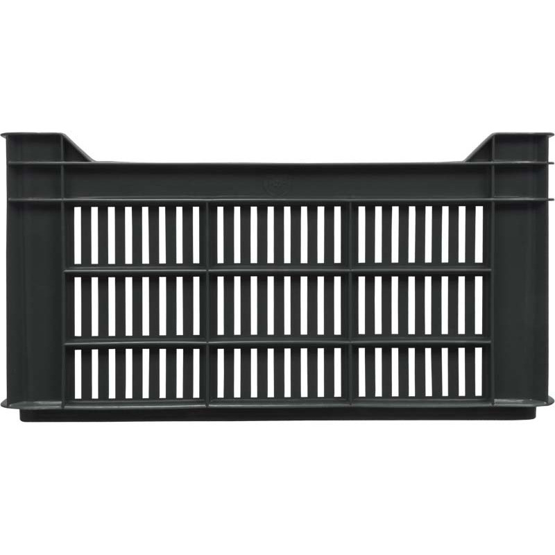 Ящик (лоток) фруктовый из ПНД 500×300×264 мм черный