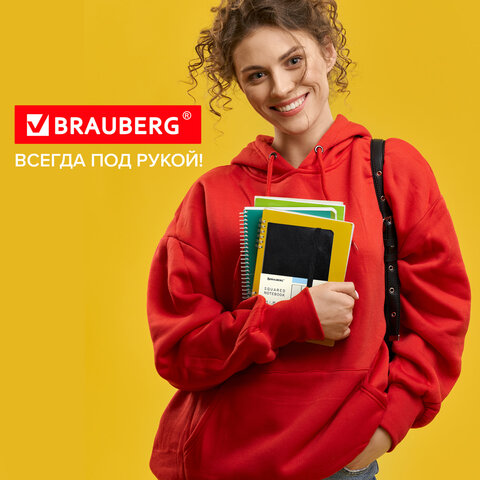 Блокнот МАЛЫЙ ФОРМАТ (100×150 мм) А6, BRAUBERG «Metropolis Ultra», под кожу, 80 л., клетка, черный