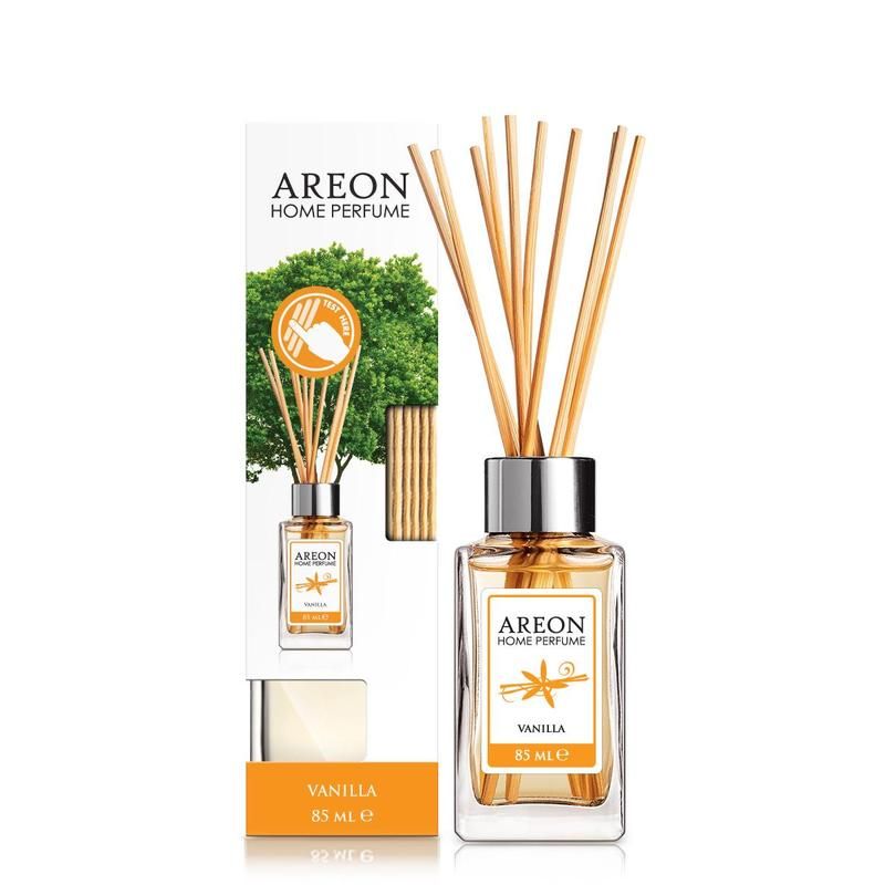 Аромадиффузор с палочками Areon Home perfume sticks Ваниль 85 мл арт.  1098123 - купить в Москве оптом и в розницу в интернет-магазине Deloks