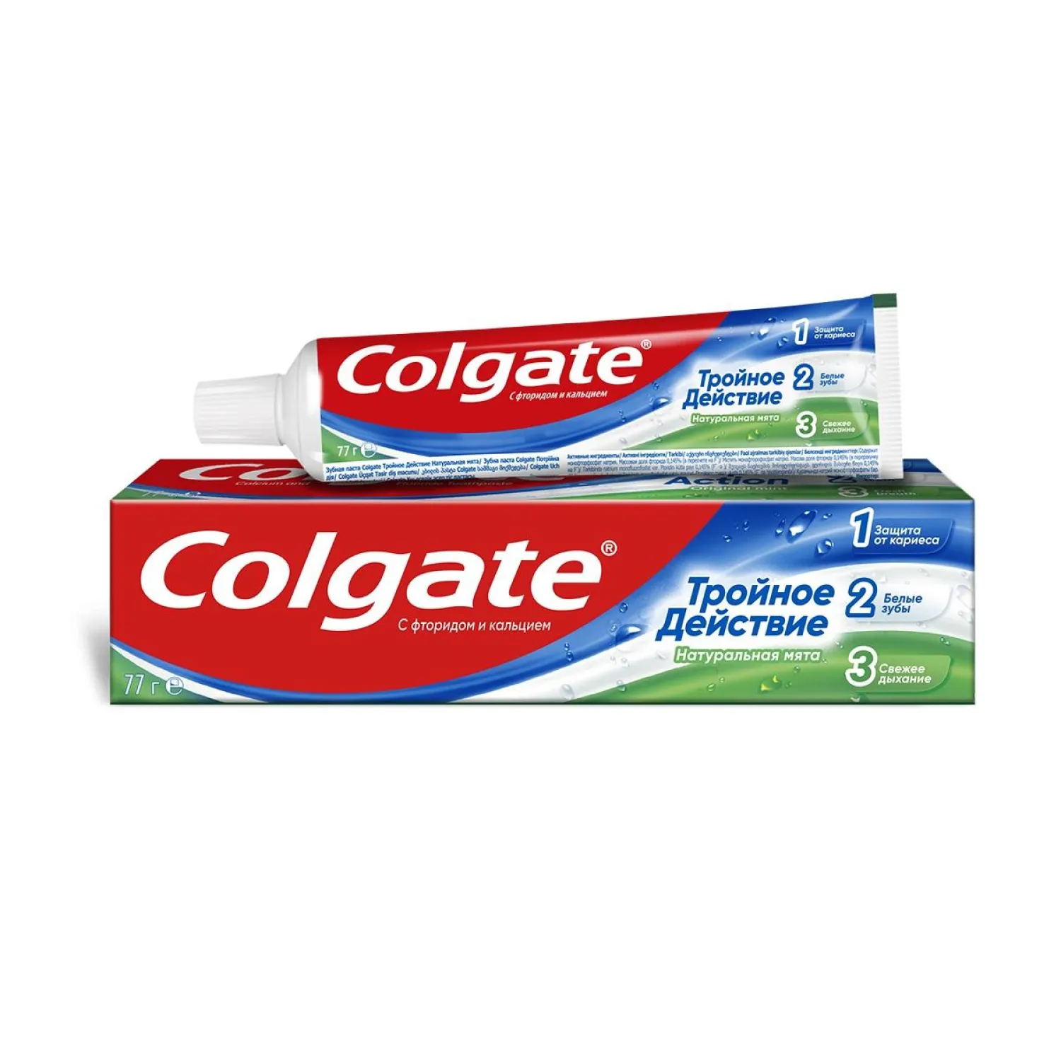 превью Зубная паста Colgate Тройное действие Натуральная мята 50 мл