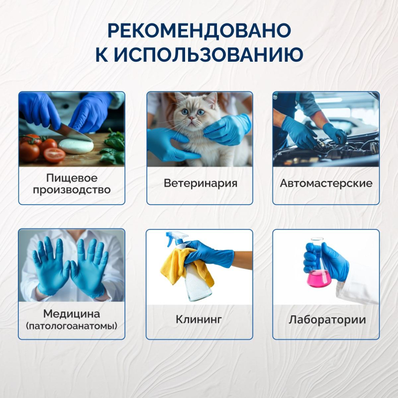 Перчатки латексные н/с, н/о UNICARE р. М (25пар/уп), ПС