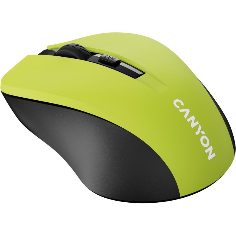 Мышь компьютерная Canyon MW-1 3Кл+колесо 800-1600dpi, Желтый (CNE-CMSW1Y)