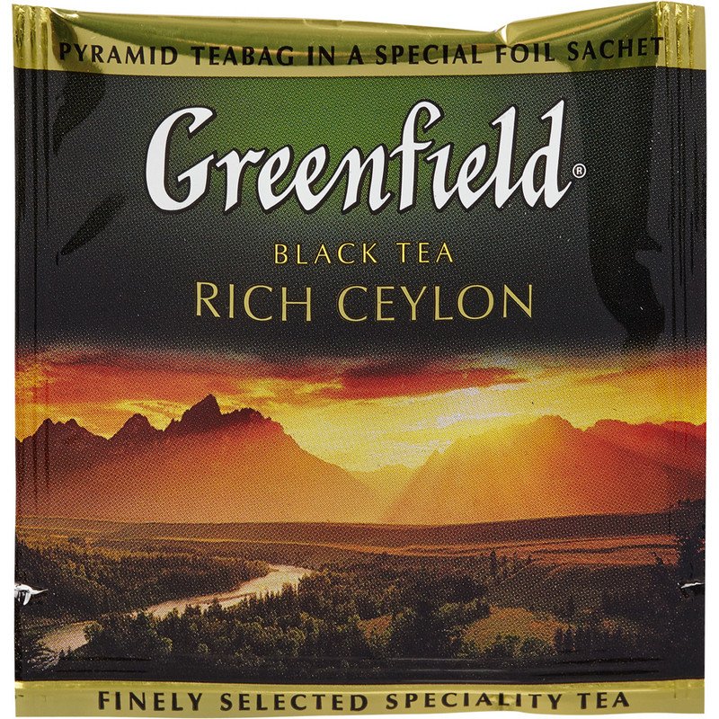 Чай Greenfield Rich Ceylon черный 20 пакетиков