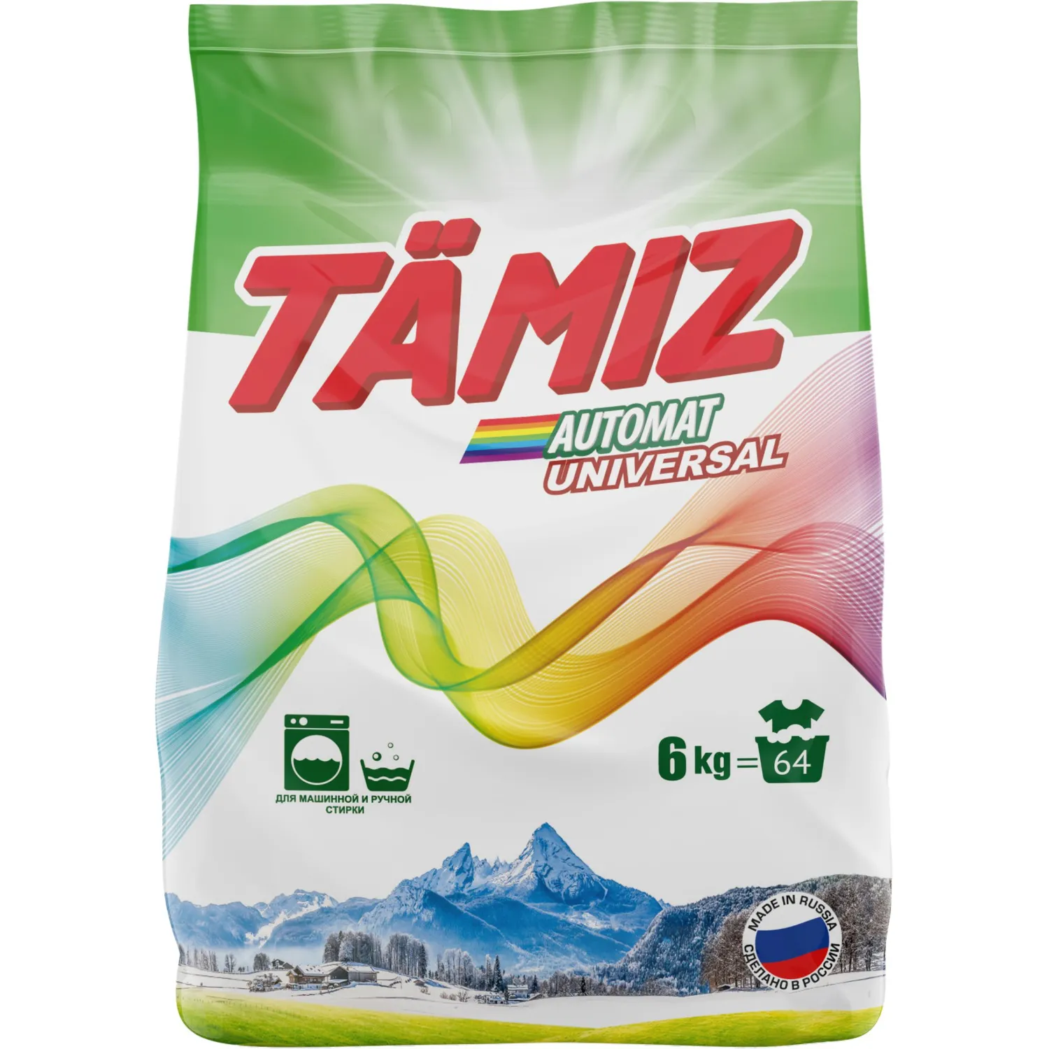 превью Порошок стиральный TAMIZ универсал 6 кг ПЭ