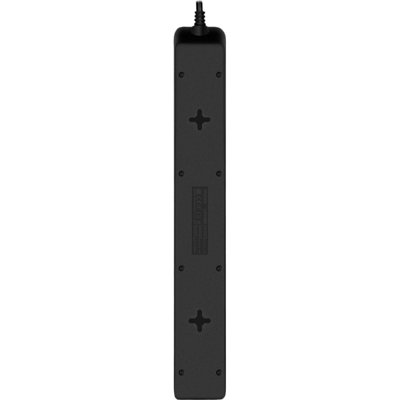 Сетевой фильтр SVEN Optima 5.0 м (5м/6р с защит шторки) черный(SV-021030)
