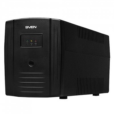 Источник бесперебойного питания SVEN Pro 1000, 1000VA (720W), 3 евророзетки, 2 розетки RJ45