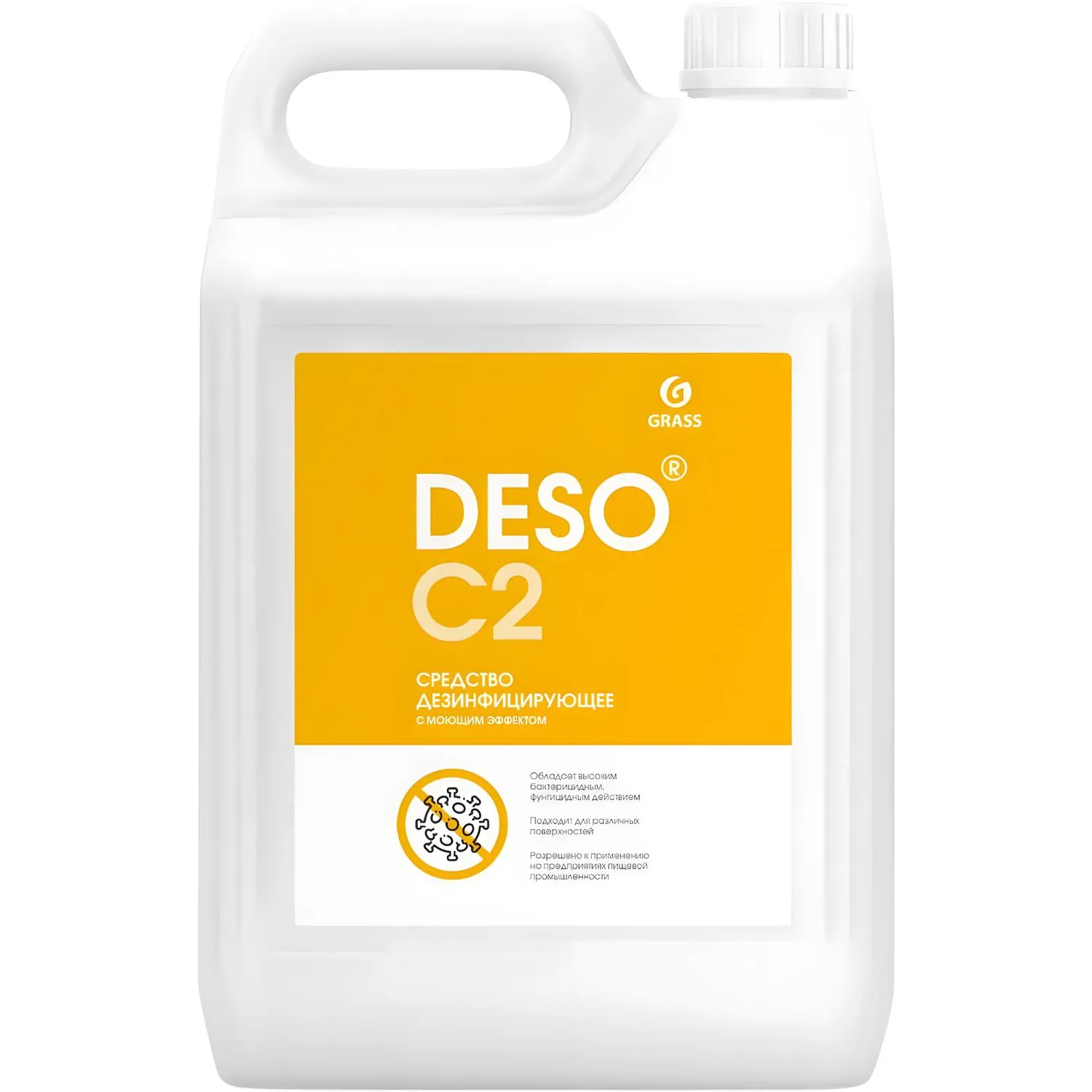 превью Дезинфицирующее средство с моющим эффектом Grass DESO C2 5 л (концентрат)