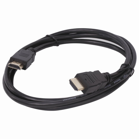 Кабель HDMI AM-AM, 1.5 м, SONNEN, для передачи цифрового аудио-видео, черный