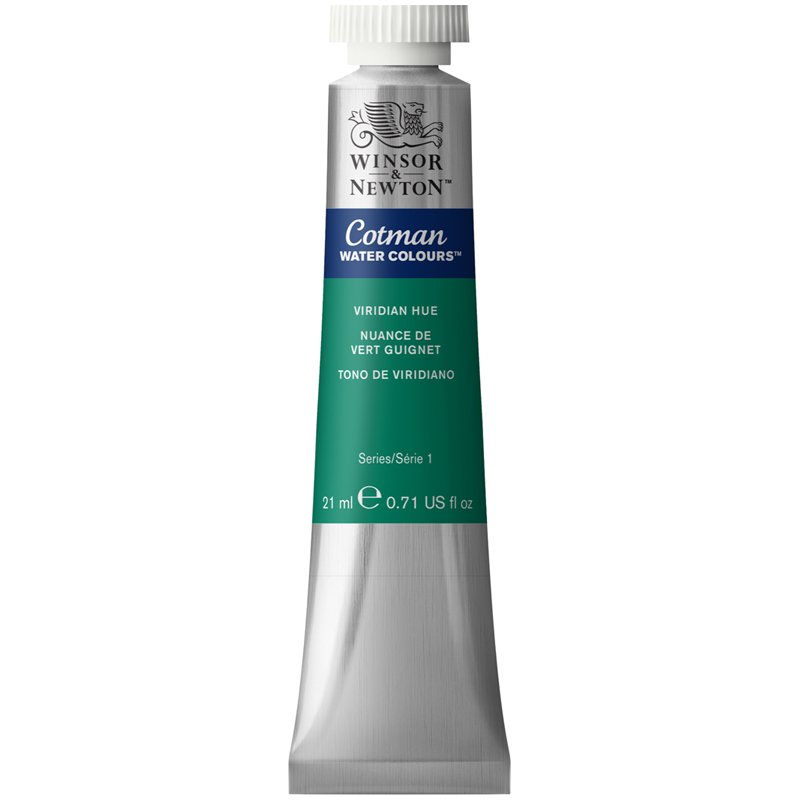 превью Акварель художественная Winsor&Newton «Cotman», 21мл, туба, виридиан